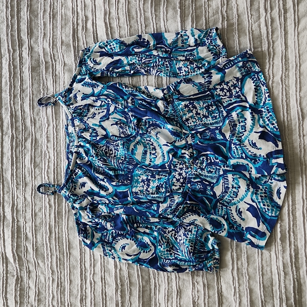 Lilly Pulitzer Romper Size M 6-7